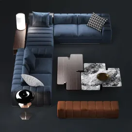 Sofa minotti freeman seating system